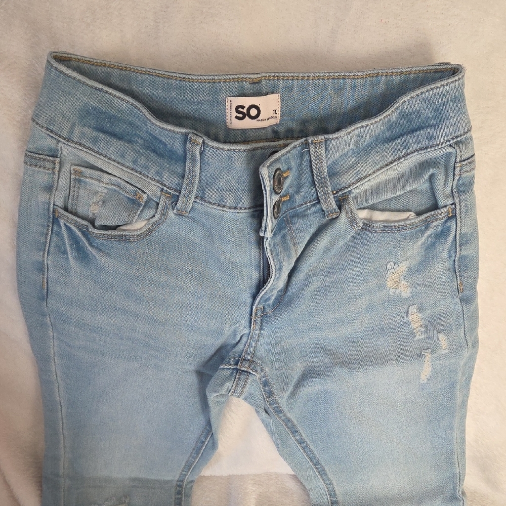 SO (Kohls) Light Denim Flare Size 10 Girls